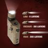 Sightmark LoPro Combo Flashlight (Visible and IR) with Green Laser Sight, Dark Earth view 2