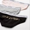 Calvin Klein Kids Girls' Modern Cotton Bikini Underwear 3-Pack, Black/Crystal Pink/Heather Grey, Large view 2