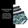 Calvin Klein Boys Modern Cotton Assorted Briefs Underwear, 3 Pack Sea Green Stripe, Heather Grey, Black Large view 4