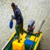 Polyform LD-Series Low Drag Buoy LD-2 Standard Blue Ropehold - Blue view 3