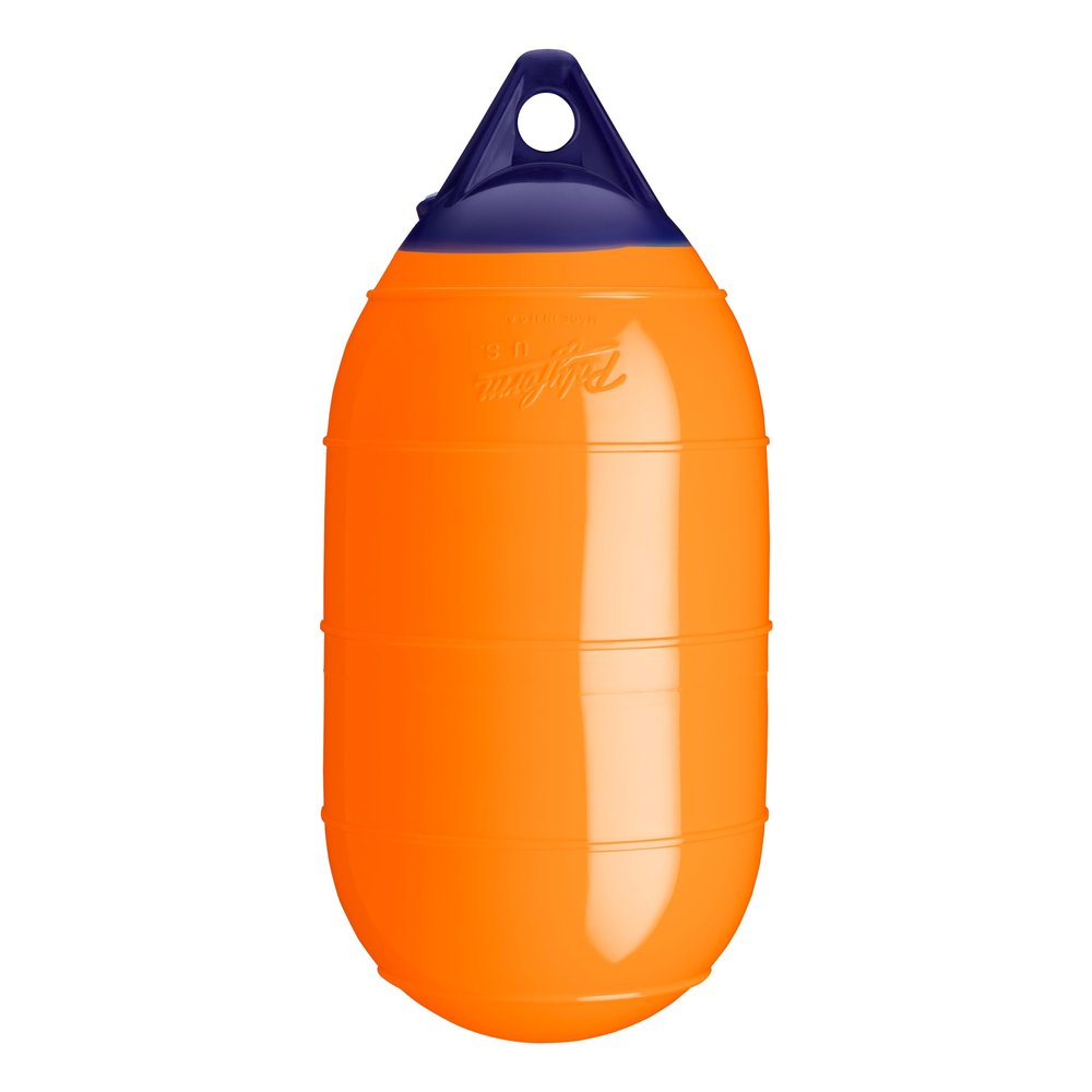 Polyform LD-Series Low Drag Buoy LD-1 Standard Blue Ropehold - Orange