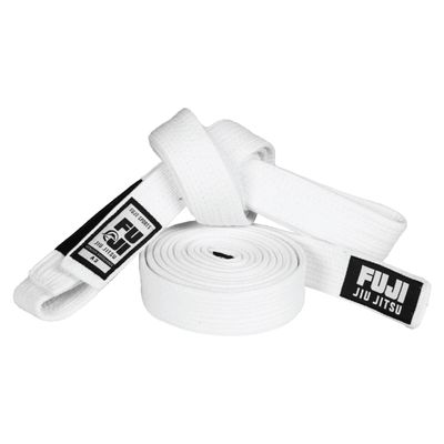 FUJI Premium Pearl Weave BJJ Belt, Jiu Jitsu White Belt, A4