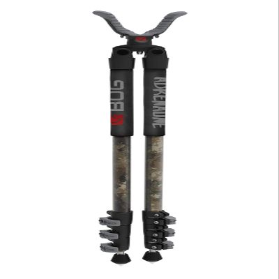 BOG Adrenaline Camo Bipod Shooting Rest with Lightweight Aluminum Construction, Switcheroo System, Universal Shooting Rest Head, Lever Locks, High Density Foam Grip, for Hunting, Shooting, and Outdoor