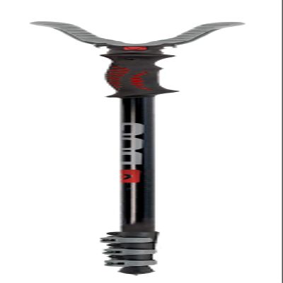 BOG Adrenaline Monopod Shooting Rest with Lightweight Aluminum Construction, Switcheroo System, Universal Shooting Rest Head, Lever Locks, Ergonomic Hand Grip, for Hunting, Shooting, and Outdoors