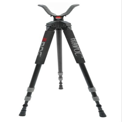 BOG Havoc Tripod Shooting Rest with Lightweight Aluminum Construction, High Density Foam Grips, Twist-Style Lock Legs, and Non-Marring Universal Shooting Rest Head for Hunting, Shooting, and Outdoors
