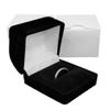 888 Display USA 2 Black Flocked Ring Gift Boxes Jewelry Displays view 1