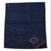 Custom Baseball Towels, Sports Towels, Personalized Baseball Towels for Teams - Bats & Ball - 10PK Navy CE6900Baseball S3 view 2