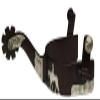 Showman Brown Steel Spurs w/Engraved Silver Accents & Horse & Rider Emblem view 1