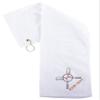 Custom Baseball Towels, Sports Towels, Personalized Baseball Towels for Teams - Bats & Ball - 10PK White CE6900Baseball S3 view 1