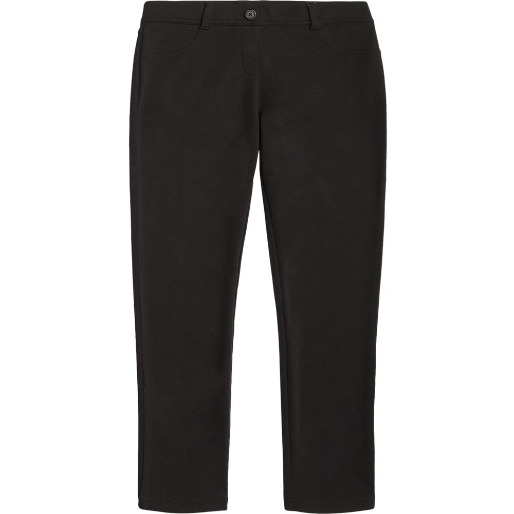 Nautica Girls' School Uniform Stretch Interlock Legging, black, 12