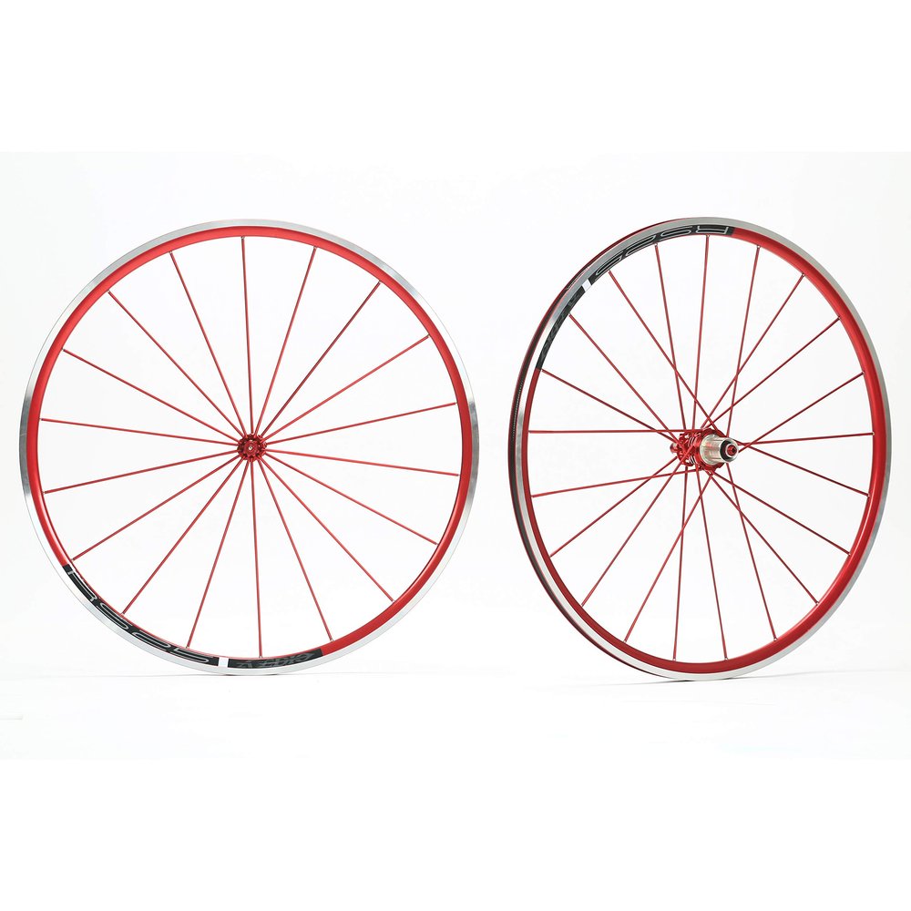 Avedio Wheel RS25 Front and Rear Set Rim/Spoke/Hub: Red/Red 70530