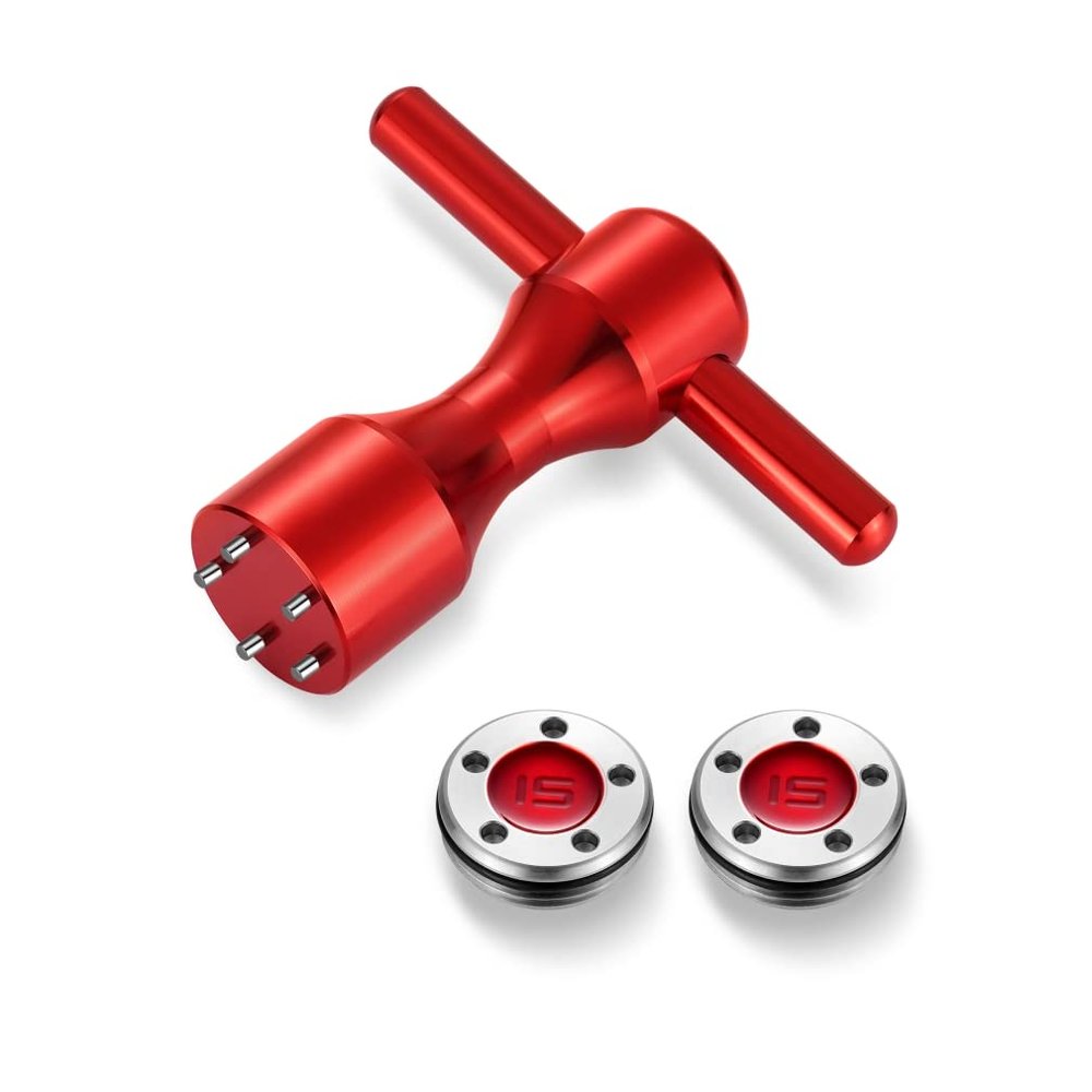 ROYMADE Golf Putter Weights 2pcs 5g/10g/15g/20g/25g/30g/35g/40g/45g with Red Wrench Kit Replace for Scotty Cameron Putters