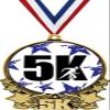 5K Medals, 3" Runner 5K Blue Stars Medal, Great 5K Running Medal Awards Gold 50 Pack Prime view 1