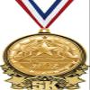 5K Medals, 3" Gold Race Medal, Great 5K Running Medal Awards 100 Pack Prime view 1