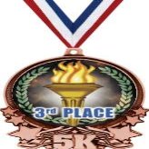 5K Medals, 3" 3rd Place Race Medal, Great 5K Running Medal Awards Bronze 50 Pack Prime