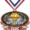 5K Medals, 3" 3rd Place Race Medal, Great 5K Running Medal Awards Bronze 50 Pack Prime view 1