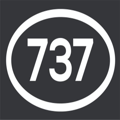 737 Area Code Sticker Texas Austin Cedar Park Georgetown City Pride Love Vinyl Decal Sticker Car Waterproof Car Decal Bumper Sticker 5"