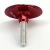 Avedio Lightweight Aluminum Top Cap with Integrated Logo Red 70631 view 2