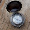 Collectible Marine Antique Brass Ross London Push Button Compass Nautical Working Compass Gift view 1