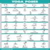 Palace Learning QuickFit Yoga Position Exercise Poster - Yoga Asana Poses Chart - Laminated, 18" x 24" view 1