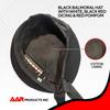 AAR Men's Scottish Glengarry Balmoral Kilt Hats Diced & Plain 100% Wool Piper (Diced Black Balmoral 62cm (7 3/4)) view 4