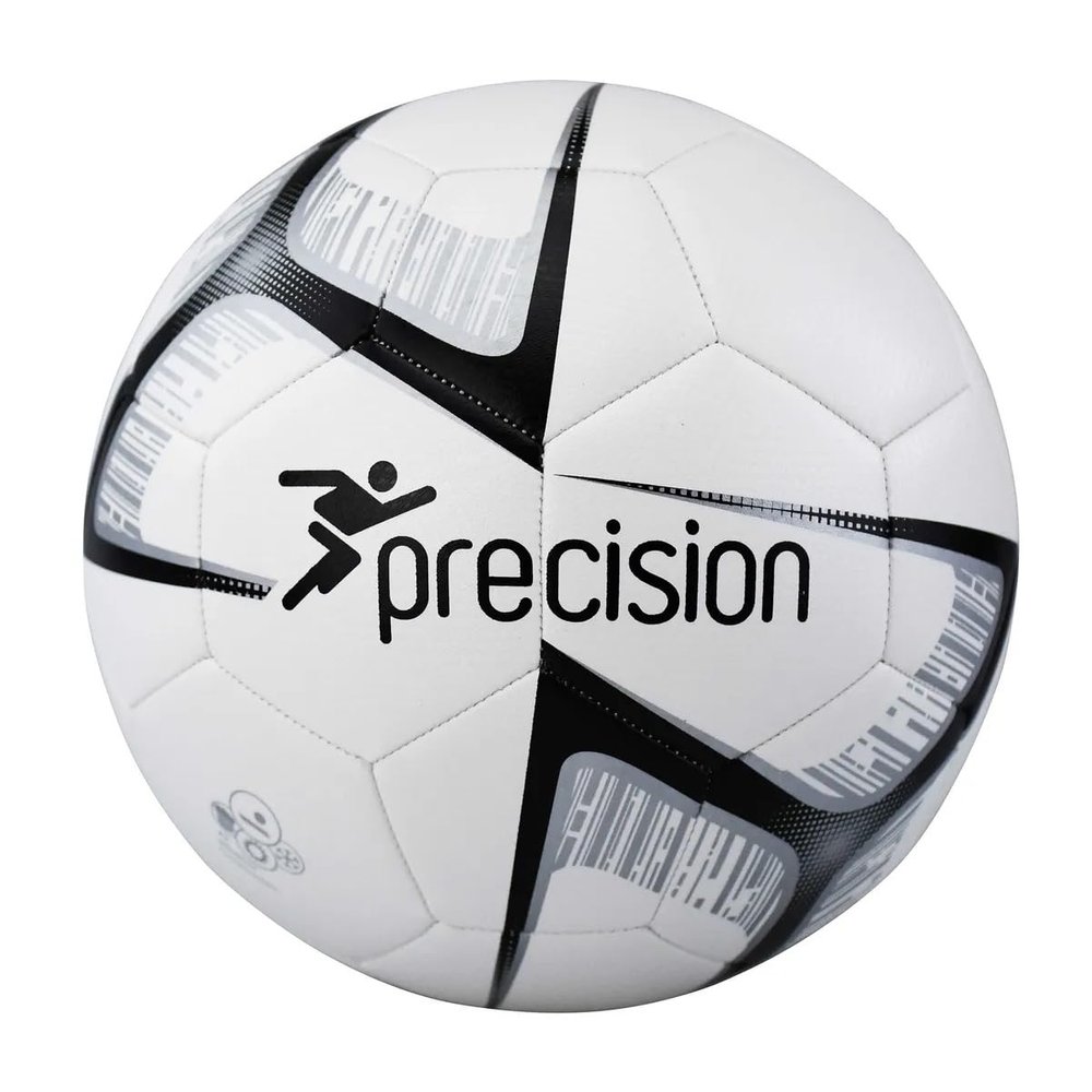 Precision Unisex-Youth 370 Fusion Lite Football, White/Black, 370gms
