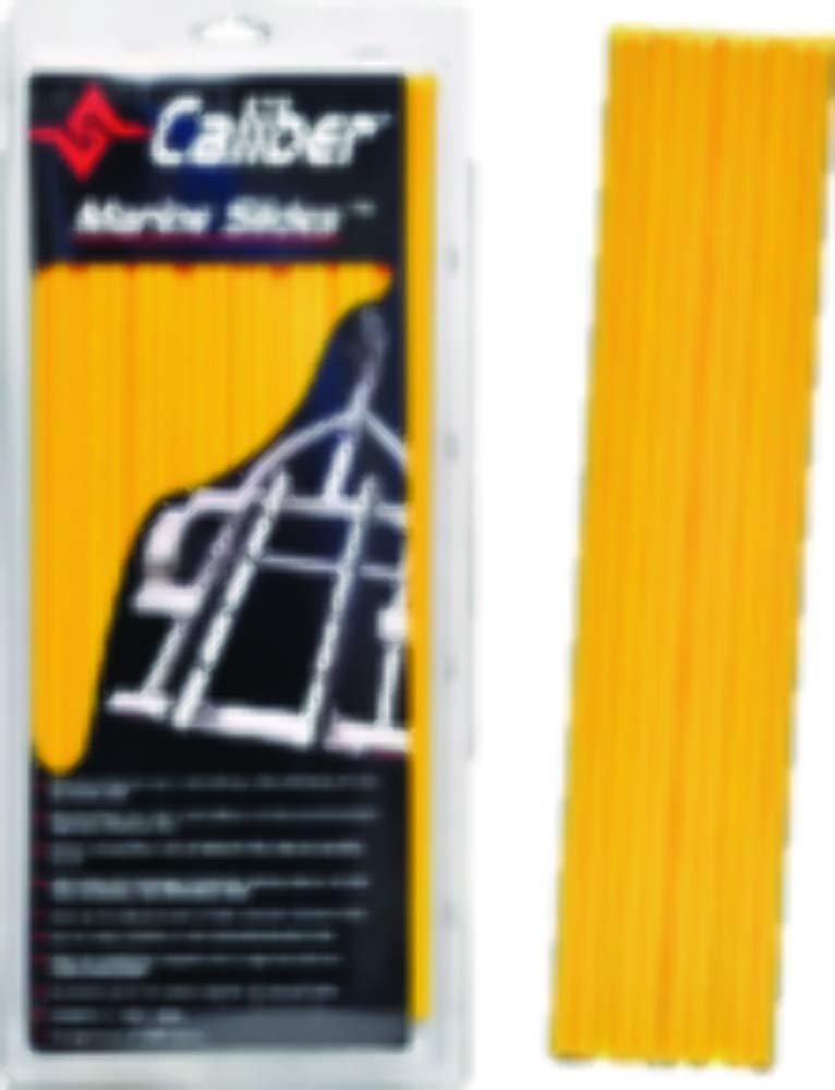 Caliber Marine Trailer Bunk Slides 23033, 1.5 x 15 inch, 10-Pack Yellow
