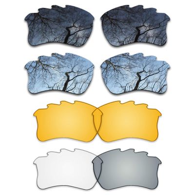 ToughAsNails Set of 4 Replacement Lenses for Oakley Flak Jacket XLJ Vented Pack-BSHP6