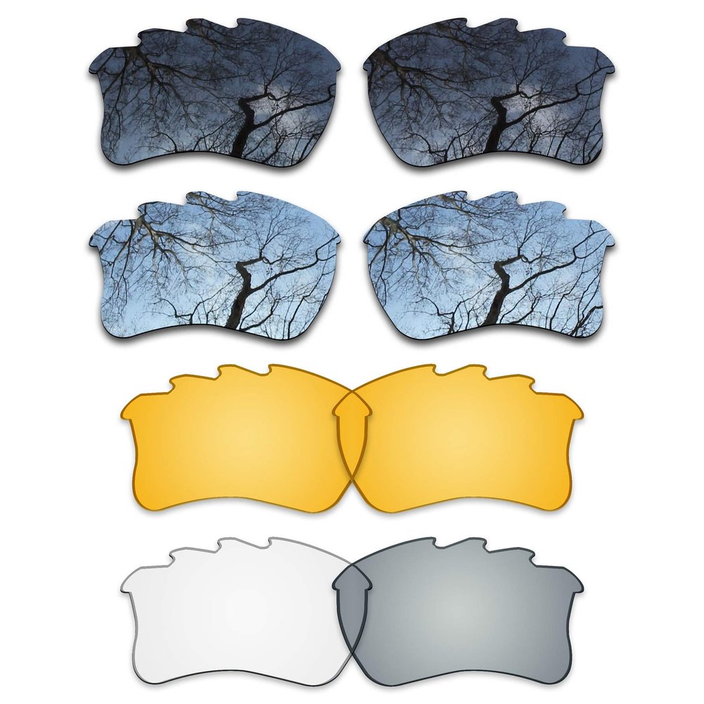 ToughAsNails Set of 4 Replacement Lenses for Oakley Flak Jacket XLJ Vented Pack-BSHP6