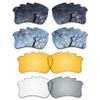 ToughAsNails Set of 4 Replacement Lenses for Oakley Flak Jacket XLJ Vented Pack-BSHP6 view 1