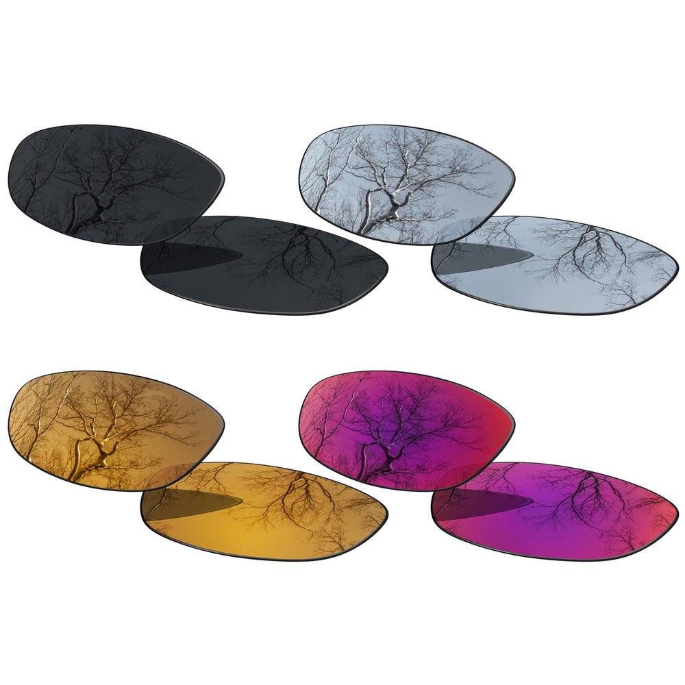 Set of 4 Polarized Replacement Lenses for Oakley Fives 2.0 Pack-BSBM3