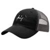 Custom Trucker Hat Richardson Holstein Cow Embroidery Animal Name Cotton Soft Mesh Cap Snaps - Black/Charcoal, Personalized Text Here view 1