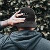 Custom Trucker Hat Richardson Holstein Cow Embroidery Animal Name Cotton Soft Mesh Cap Snaps - Black/Charcoal, Personalized Text Here view 3