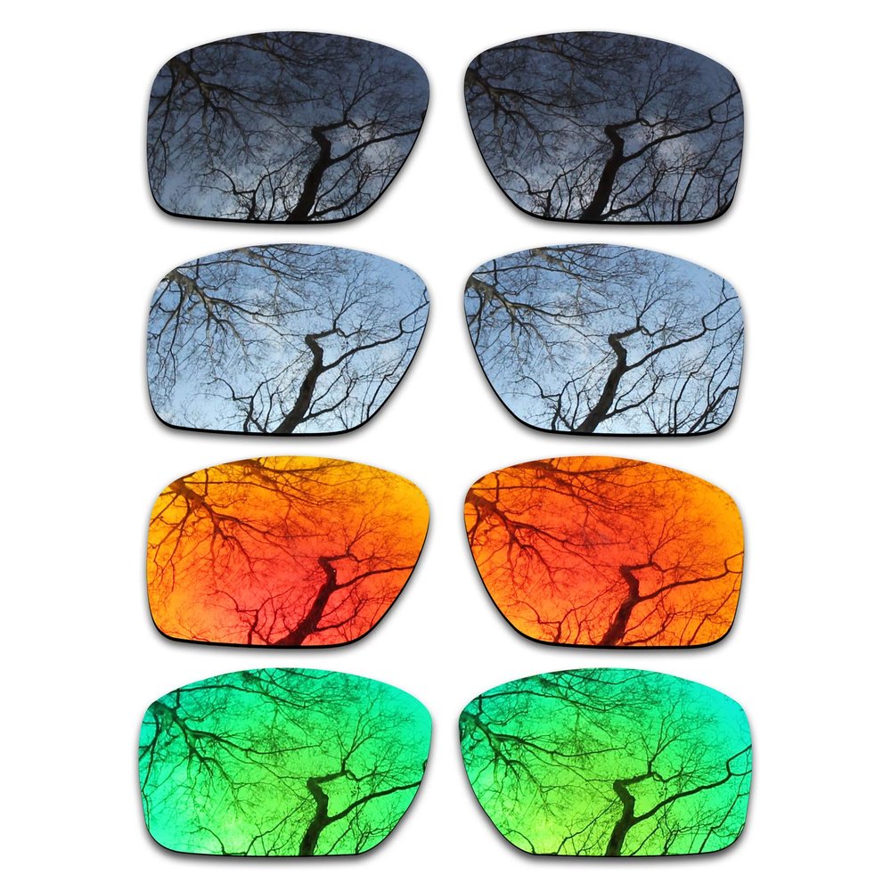 ToughAsNails Set of 4 Polarized Replacement Lenses for Oakley Big Taco Pack-BSFE2