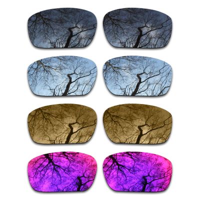 Set of 4 Polarized Replacement Lenses for Oakley Badman Pack-BSBM3