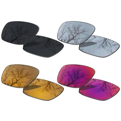 ToughAsNails Set of 4 Polarized Replacement Lenses for Oakley Deviation Pack-BSBM3