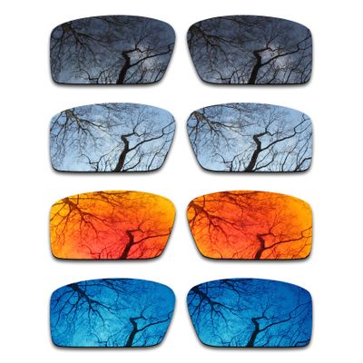 Set of 4 Polarized Replacement Lenses for Oakley Twitch Pack-BSFM4