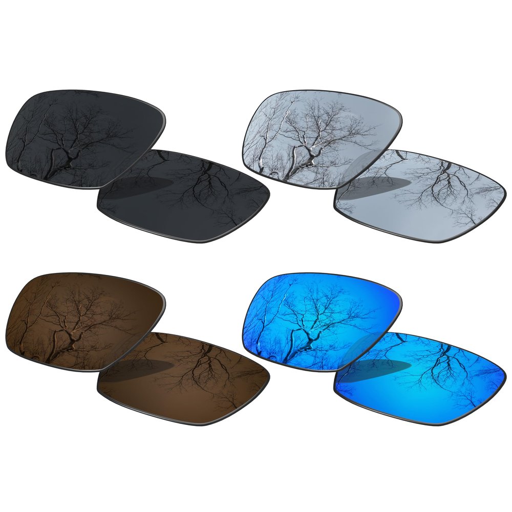 ToughAsNails Set of 4 Polarized Replacement Lenses for Oakley Deviation Pack-BSBI1