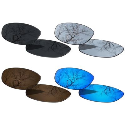 Set of 4 Polarized Replacement Lenses for Oakley Fives 2.0 Pack-BSBI1