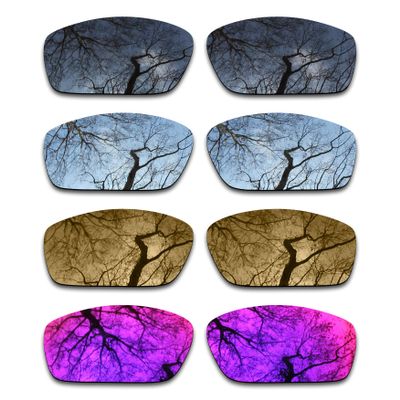 Set of 4 Polarized Replacement Lenses for Oakley Splinter Pack-BSBM3