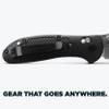 Benchmade - Griptilian Outdoor EDC Knife, Drop-Point Blade with Black Grivory Handle (551-S30V) view 4