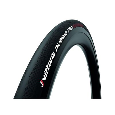 Vittoria Rubino Pro IV Graphene 2.0 - Performance Road Bike Tire - Foldable Bicycle Tires (700x28c, Full Black)