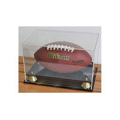 flag connections UV Protection Football Display Case Holder, All 4 Sides Visible