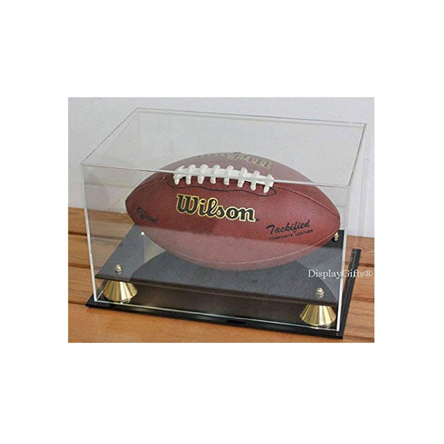 flag connections UV Protection Football Display Case Holder, All 4 Sides Visible