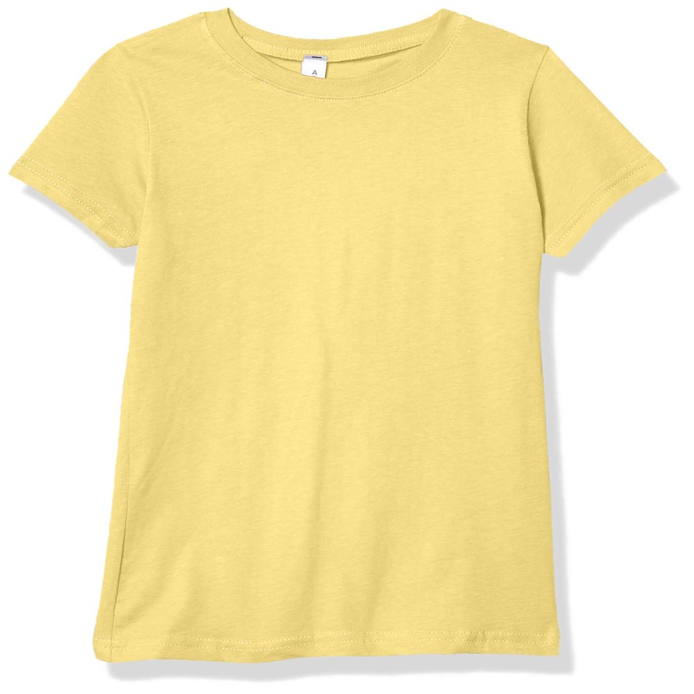 AquaGuard Girls' Big Sportswear Fine Jersey Longer Length T-Shirt, Butter, XL