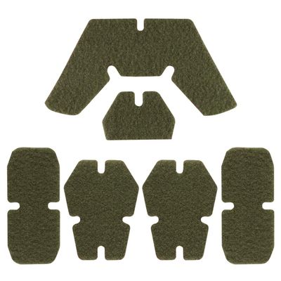 AOUTACC Tactical Helmet Enhanced Hook and Loop Fastener Set for AirFrame Fast ACH MICH Helmet (OD)