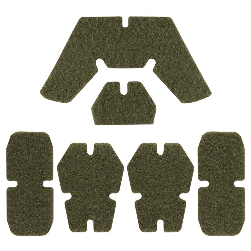 AOUTACC Tactical Helmet Enhanced Hook and Loop Fastener Set for AirFrame Fast ACH MICH Helmet (OD)