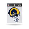 Rico Industries NFL Football Los Angeles Rams Helmet Logo Small Static Cling view 1
