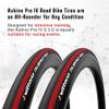 Vittoria Rubino Pro IV Graphene 2.0 - Performance Road Bike Tire - Foldable Bicycle Tires (700x25c, Full Black) view 3