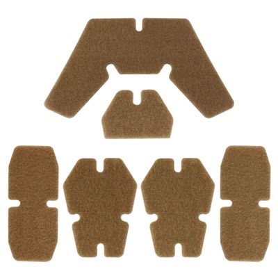AOUTACC Tactical Helmet Enhanced Hook and Loop Fastener Set for AirFrame Fast ACH MICH Helmet (Tan)